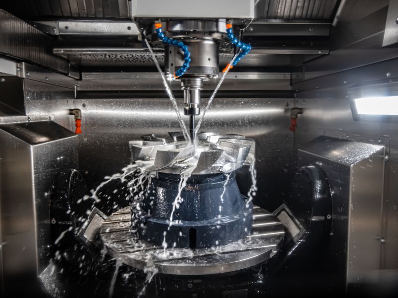 Kühlschmierstoffe von Oest bei der CNC-Metallbearbeitung mit Fräsen, Drehen und Bohren